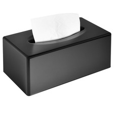 Tissue Box Cover, Rectangular Facial Tissue Holder with Bottom, Decorative Stora