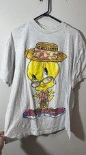 Tweety Vintage Shirt Mens XL Tie Dye Sunflower Warner Bros Cartoon 1994