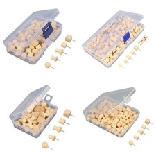 Decorative Push Pins Sets for Cork Board Pin Tacks Wall Tacks with Boxes for Map