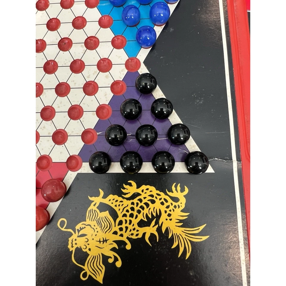 Vintage Pressman Toy Corp Checkers & Chinese Checkers Game Family Collectible - Image 3 of 4