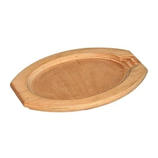 Service Ideas SK107BH Serving Skillet Wood Platter for Cook and Serve Skillet