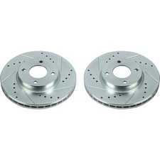 Powerstop JBR1765XPR Brake Discs 2-Wheel Set Front for Nissan Versa Kicks 18-24
