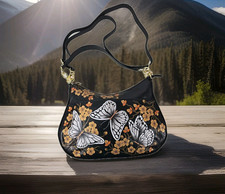NWOT - Anuschka Hand Painted Convertible Hobo...