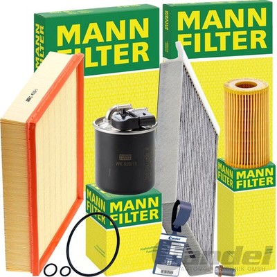 MANN FILTER INSPEKTIONSPAKET passend für MERCEDES SPRINTER B907 B910 211-516 CDI