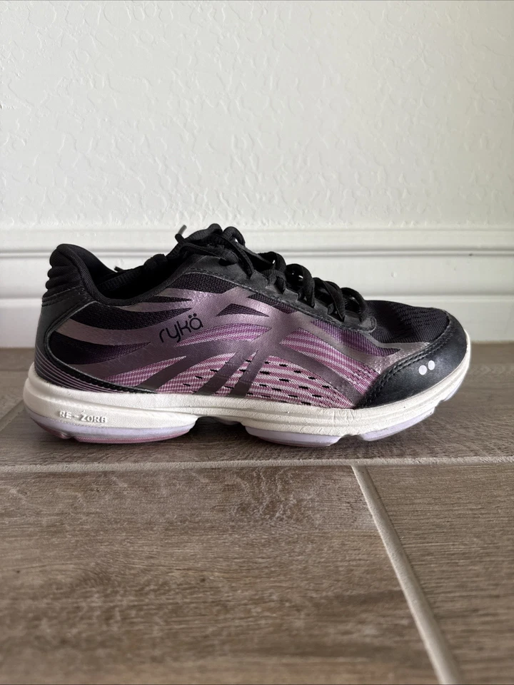 Rykä Devotion Plus 3 Walking Sneakers Womens Size US 7 Wide Black Athletic Shoes - Image 4 of 4