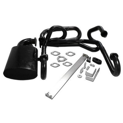 VW Complete Sidewinder Style Exhaust 1-1/2'' RAW