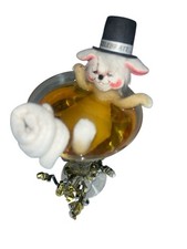 Annalee 4" New Years Celebration Mouse in Champagne Glass