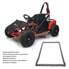 35 116 Link Roller Chain with Master Link Steel Alloy for Mini Bike Go Kart
