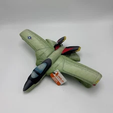 Wrist Huggers Aircraft F-14 Plush Wild Republic Airplane Imagine Play Soft NEW