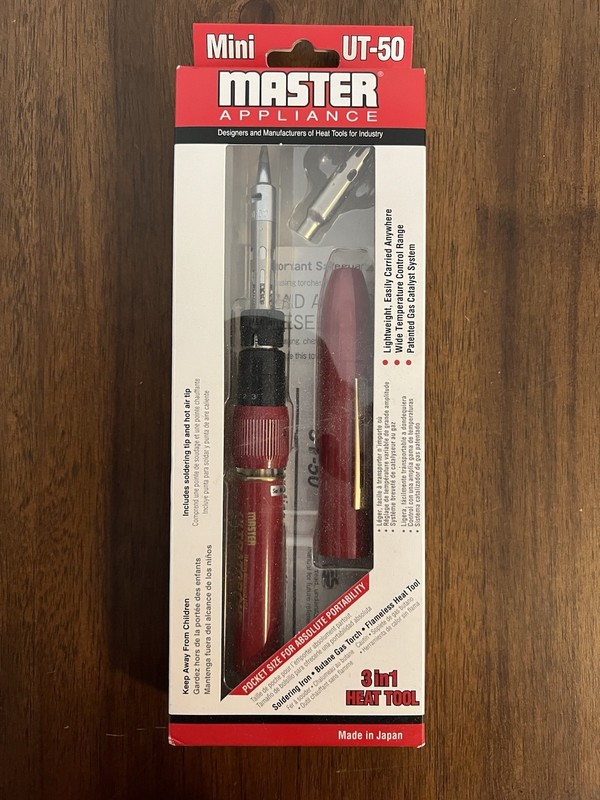Master Appliance ULTRATORCH UT-50 Pencil Type Solder Gun Butane Heat Tool NEW