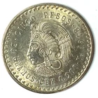 Photo of a Mexico 5 Pesos Silver coin from an eBay sale