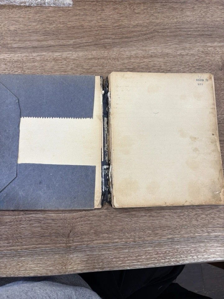 RARE Antique German Handwritten Sütterlin Cookbook c.1890-1930 Linzer Torte - Image 2 of 4