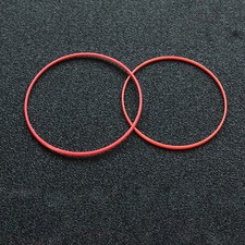 0.9mm Red Watch Gasket Watch Back Case Waterproof Seal Ring 16-42mm Replacement