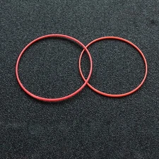 0.9mm Red Watch Gasket Watch Back Case Waterproof Seal Ring 16-42mm Replacement