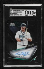 2021 Topps Chrome Black Green Refractor 5/99 Jarred Kelenic SGC 10 GEM Auto 0q3g