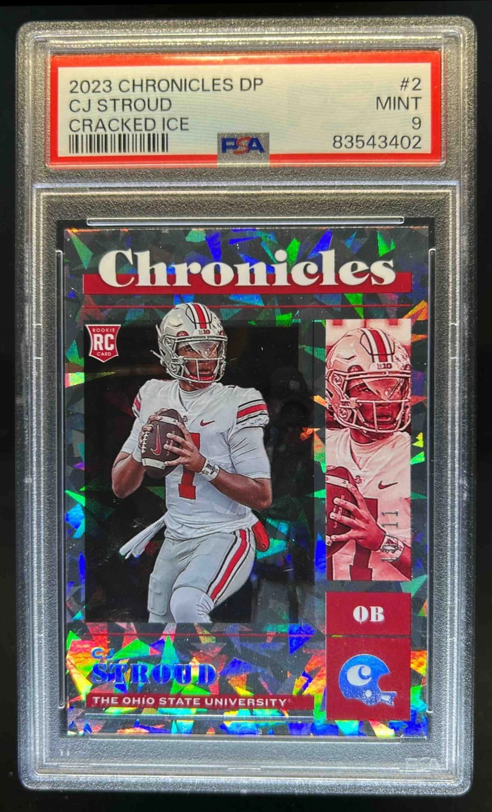 CJ Stroud Panini Chronicles Draft Picks #2 Cracked Ice