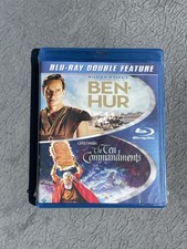 Ben-Hur & The Ten Commandments Blu-ray Disc Charlton Heston Double Feature Rare