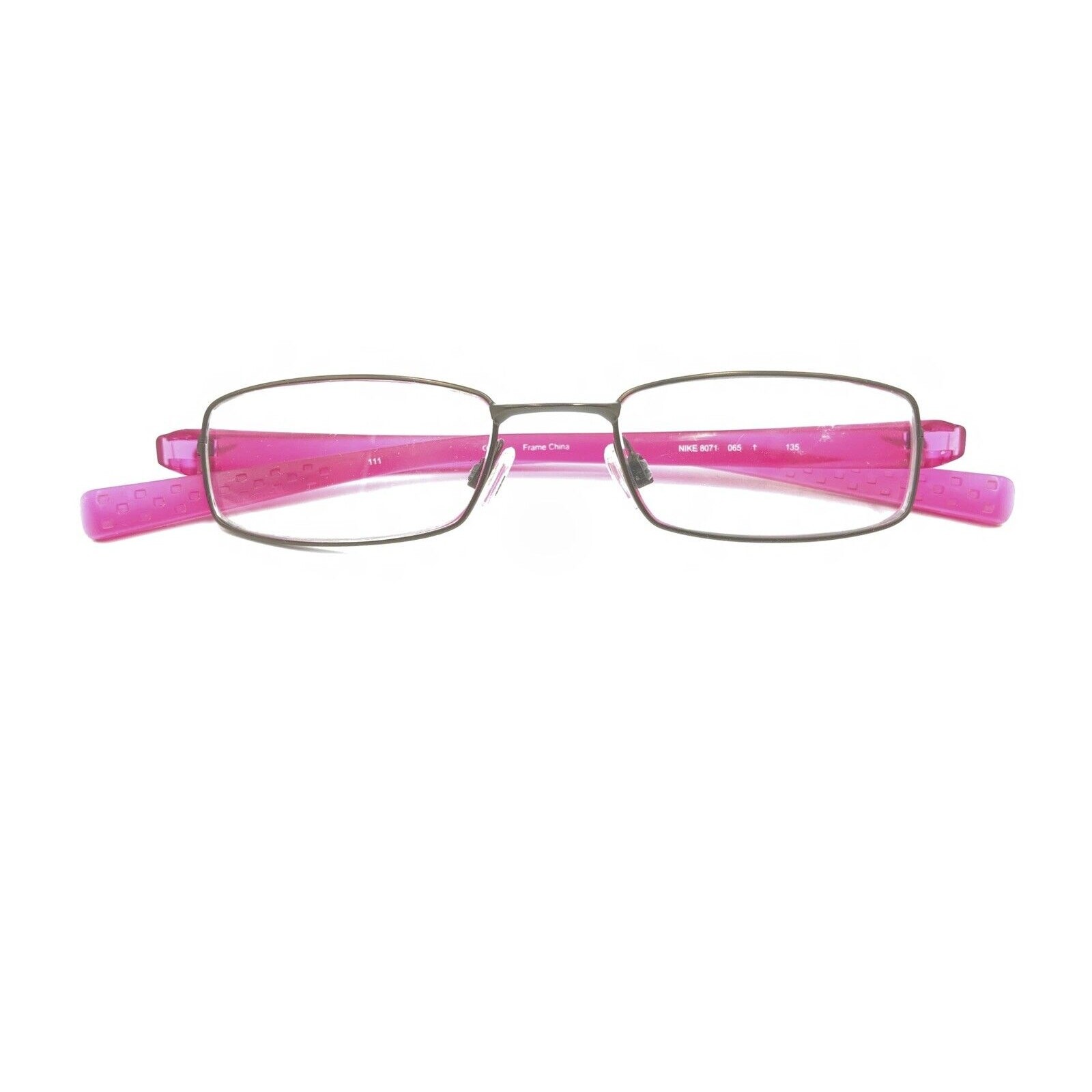 Nike 8071 065 Brown Pink Rectangle Eyeglasses Frames 48-18 135 Designer Sports thumbnail 12