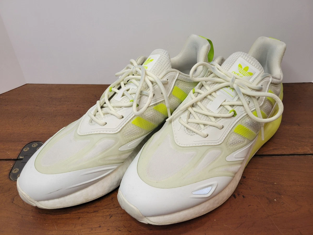 Adidas ZX 2K Boost 2.0 White Semi Solar Slime for sale | eBay