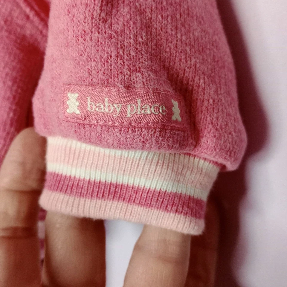 Juego de 2 piezas de ropa deportiva con capucha chaqueta joggers The Children's Place Infant Girls 0-3M Foto 4 de 4