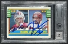 JOE MONTANA BOOMER ESIASON BGS AUTH 1990 TOPPS #229 LEADERS DUAL 10 AUTO 5813