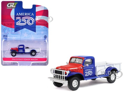 #ad #ad 1946 DODGE POWER WAGON PICKUP quot;AMERICA 250quot; 1 64 DIECAST BY GREENLIGHT 28180 E $8.99