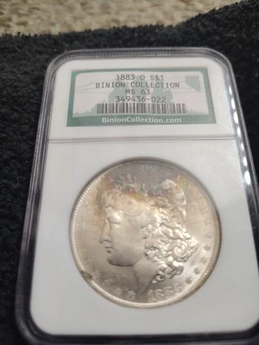 1883 O Morgan Silver Dollar $1 NGC MS63 ‼️GRADED BINION PEDIGREE‼️