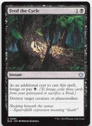 Feed the Cycle #94 Bloomburrow MTG Uncommon