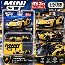 1/64 Mini GT #363 Lamborghini Aventador SVJ Roadster Oro Elios MGT00363