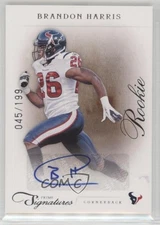 2011 Panini Prime Signatures Silver /199 Brandon Harris #181 Rookie Auto RC