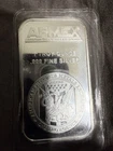 APMEX Silver Bar 1 oz Troy Ounce Fine .999 Pure, Plastic Sealed Bag