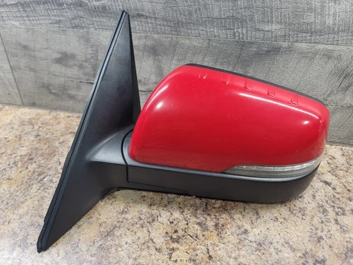 2014-2019 Kia Soul Left Driver Side Mirror Red OEM 8-pin Power Folding