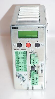 PHYTRON STEPPER MOTOR DRIVE GCD-93-70|W/INDEXER,RS485,LCD,DIN,70V,9A,8 IN,4 OUT