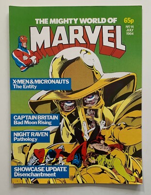 Mighty World of Marvel #14, Alan Davis Captain Britain UK 1984. FN/VF