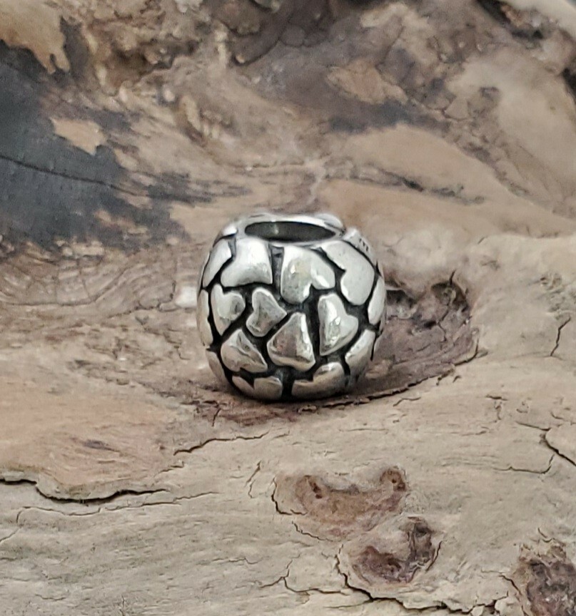 Authentic Pandora Retired Sterling Silver 925 Lots of Love Hearts Charm ALE  