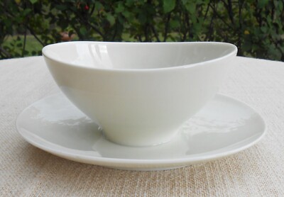 Sauciere, ca. 18 x 14  x 7,5 cm, schlicht-elegant, Ivory, nie wirklich benutzt