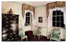 Corner Bedroom in Monticello Charlottesville Virginia c1960s Postcard