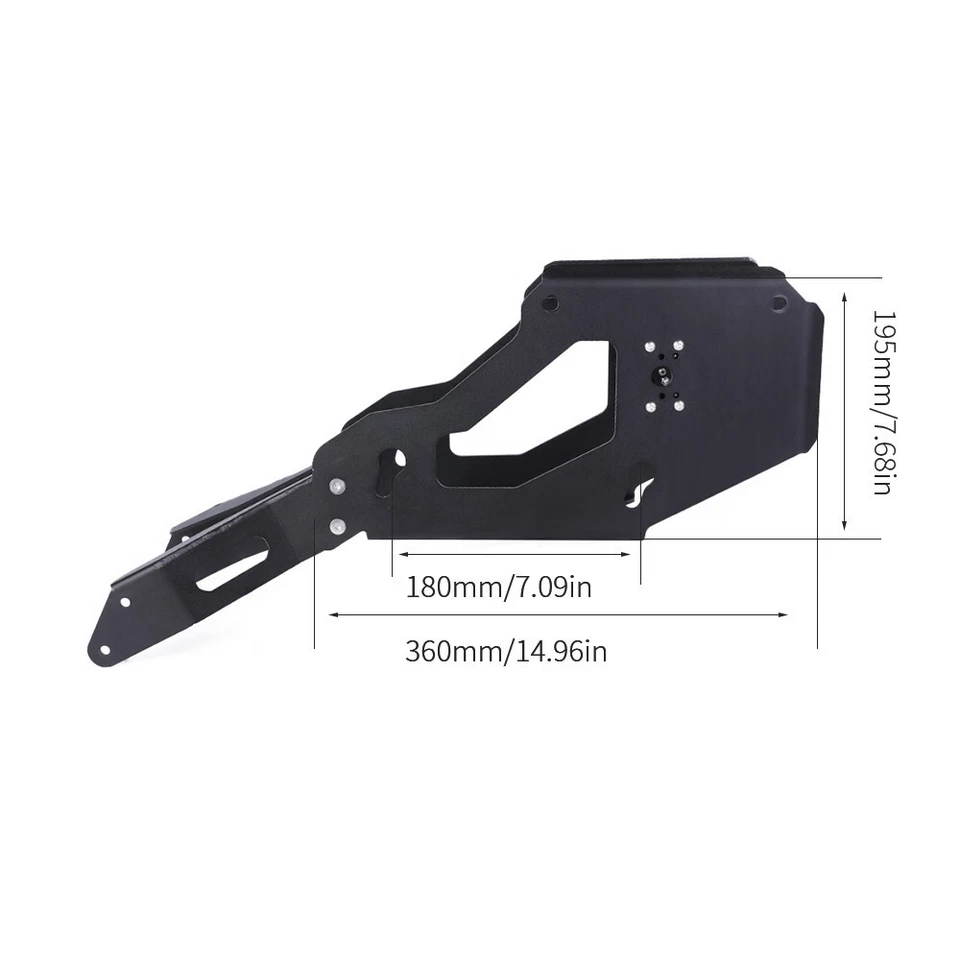 Luggage Rack Side Bag Saddlebag Mounting Bracket For YAMAHA MT-09 Tracer FJ09 - Image 2 of 4