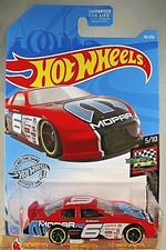 2019 Hot Wheels #76 HW Race Day 5/10 DODGE CHARGER STOCK CAR Red w/Black MC5 Sp