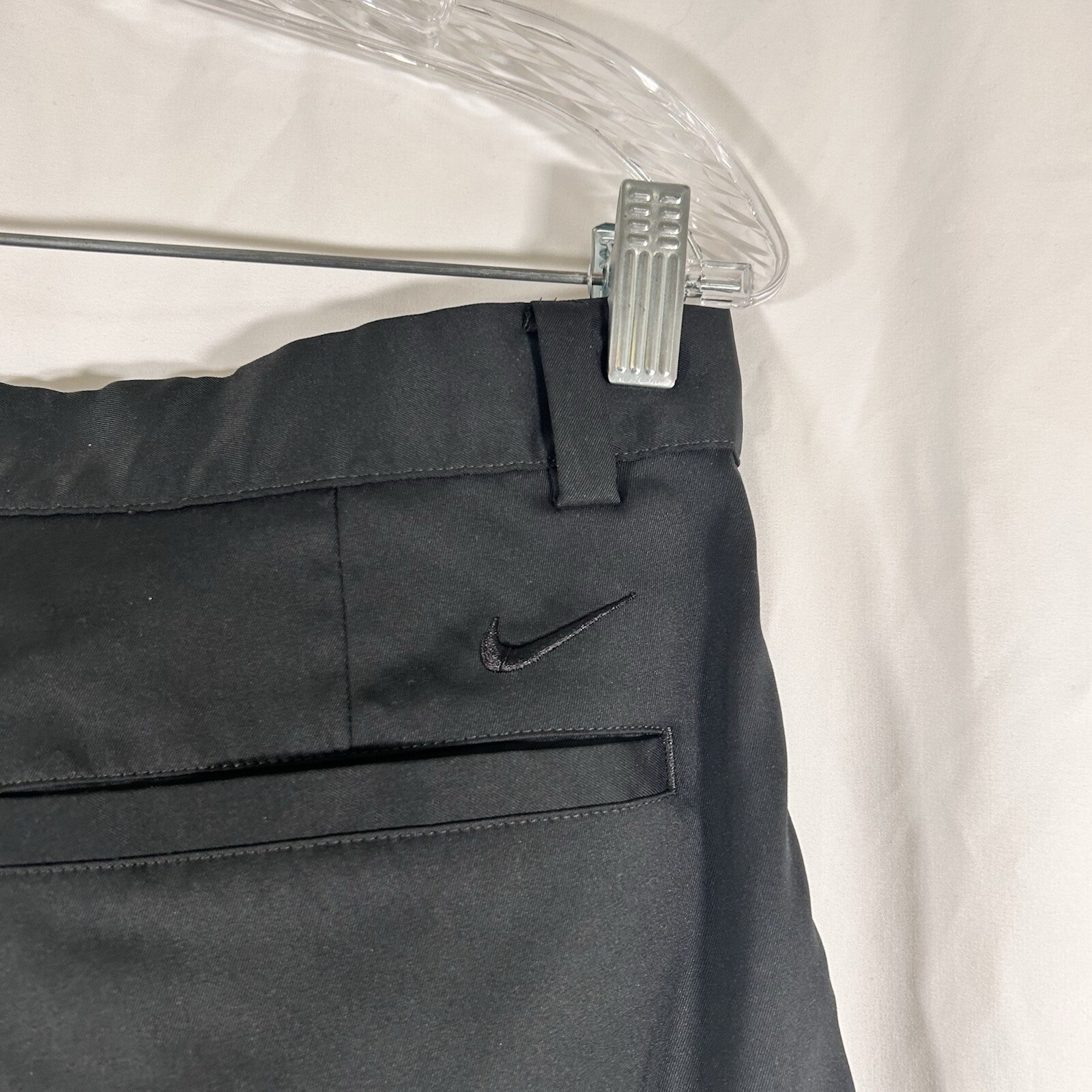 Nike Golf Short Men's 30 Solid Black Tour Performance Dri Fit Chino 11" Inseam thumbnail 7