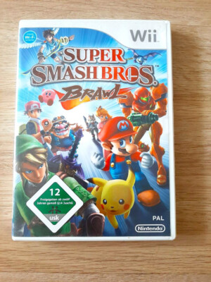Wii Spiel - SUPER MARIO SMASH BROS - wie Neu
