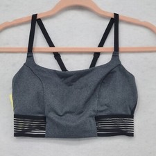 Women's Light Support Longline Bra - All in Motion - Heather Gray XS