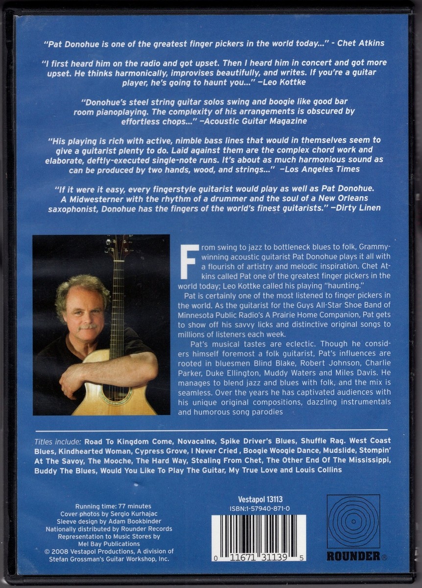 【中古】 Pat Donohue / Guitary Artistry: Country Blues, Rags, Swing Jazz And Original Guitar Artistry of Pat Donohue- Country Blues Rags Swing