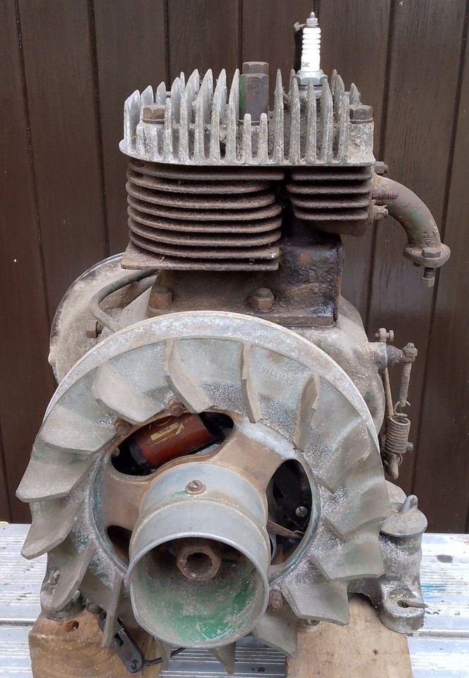 Villiers MK20 Engine & Reduction Box Restoration Vintage Stationary Engine eBay