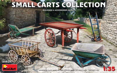 MINIART 35621 1:35 Small Carts Collection Plastic Model Kit