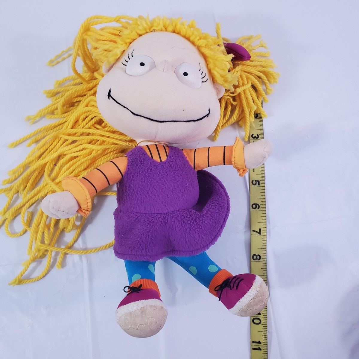 Nickelodeon Rugrats Angelica Pickles Plüsch-Hundespielzeug, 14x21,6 Cm – Mit Quietscher, Für Kleine, Mittlere & Große Hunde