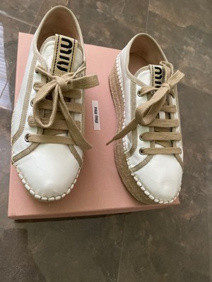 prada leather espadrilles