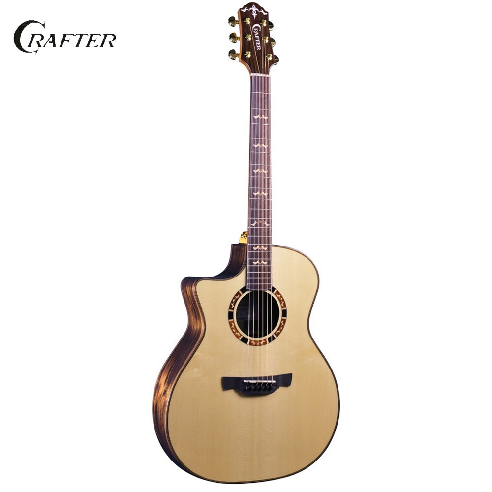 Crafter STG G22CE PROLH Grand Auditorium Acoustic Electric Guitar