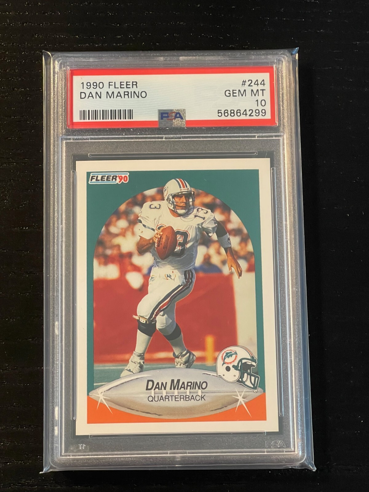 1990 Fleer #244 Dan Marino PSA 10