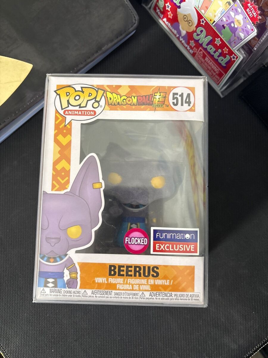 Funko Pop! Vinyl: Dragon Ball - Beerus - (Flocked Funko Pop! Vinyl: Dragon Ball - Beerus - (Flocked